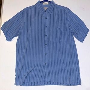 Eighty Eight Blue Striped Shirt vintage 90s